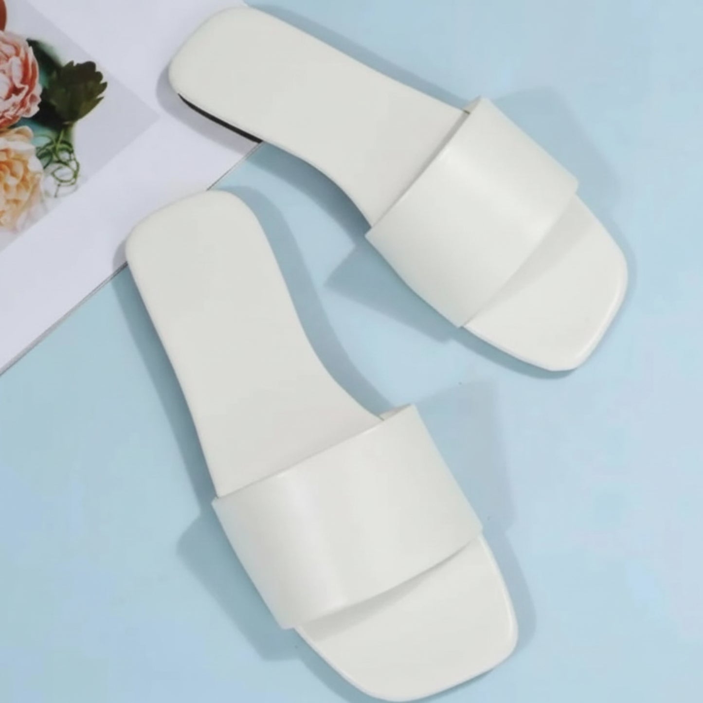 Comfortable Open Toe Flat Heels Sandals - Deb Shops