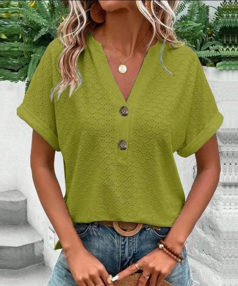 Fashion Casual Vintage Elegant Summer Streetwear Blouse - Deb Shops