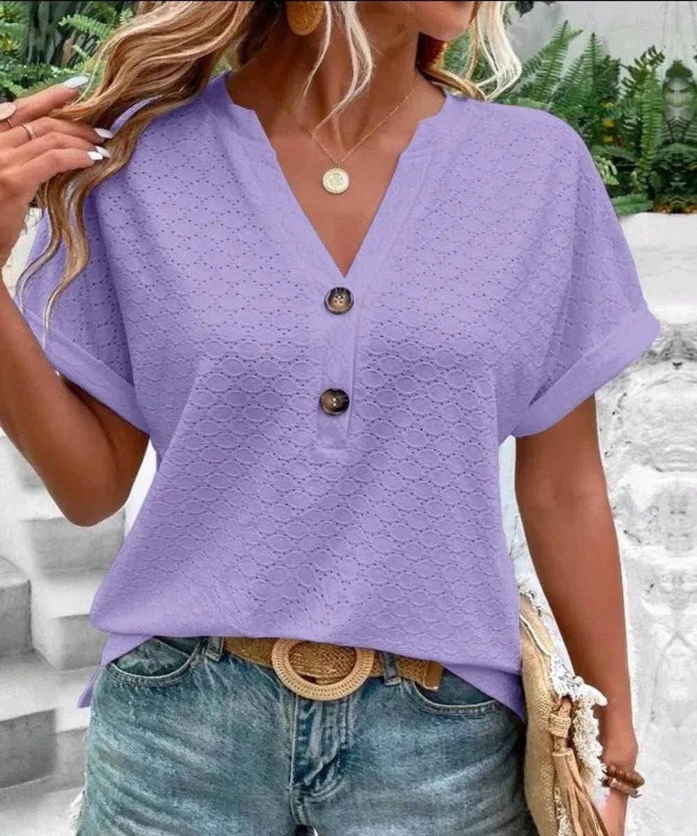 Fashion Casual Vintage Elegant Summer Streetwear Blouse - Deb Shops