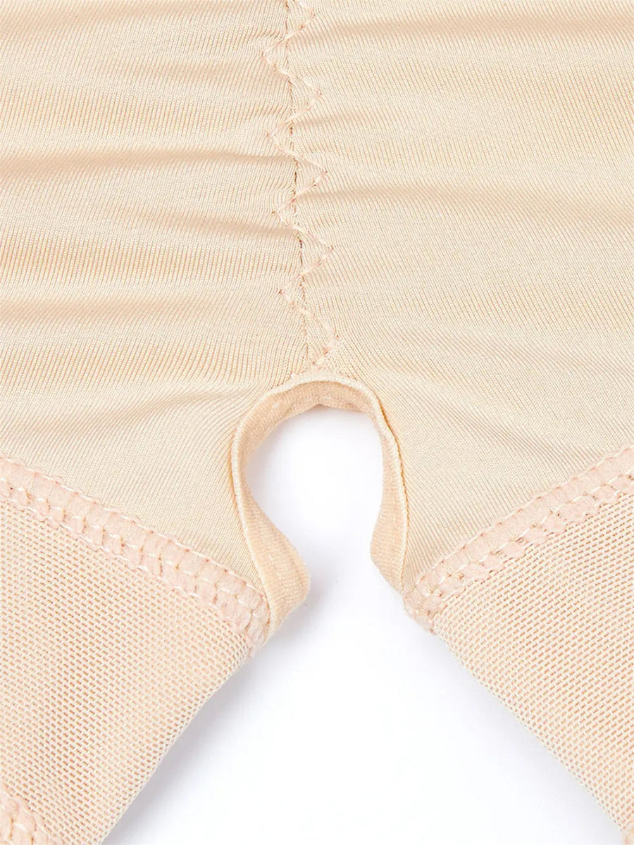 Full Size Lace Detail Hook - and - Eye Shaping Shorts - Deb Shops