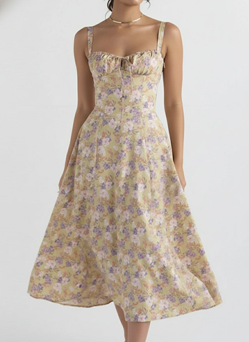 Full Size Slit Sweetheart Neck Cami Dress - Deb Shops