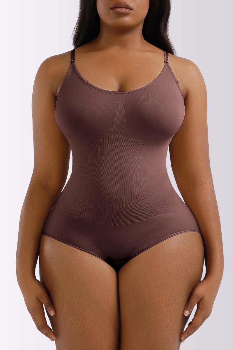 Full Size Spaghetti Strap Shaping Bodysuit - Deb Shops