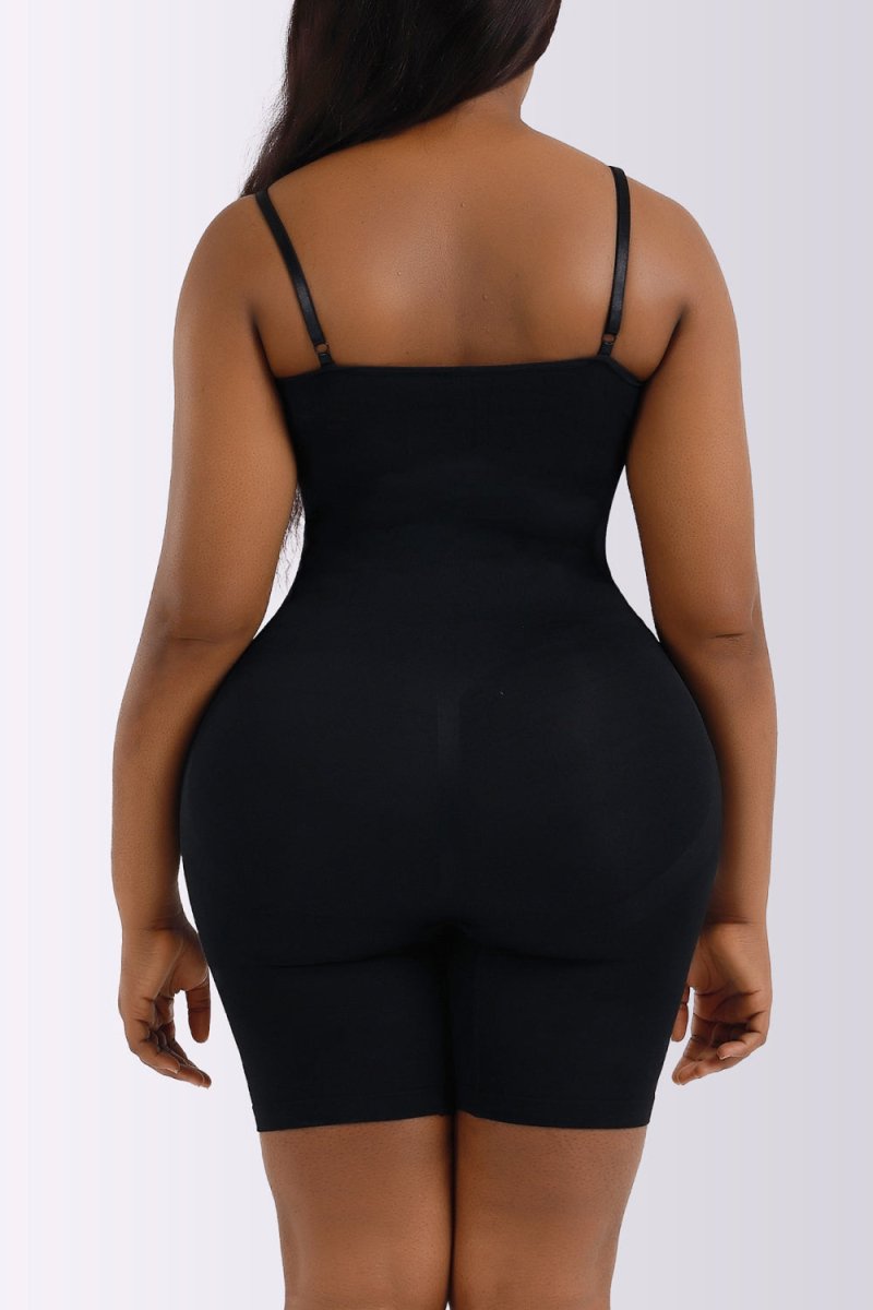 Full Size Spaghetti Strap Shaping Romper - Deb Shops