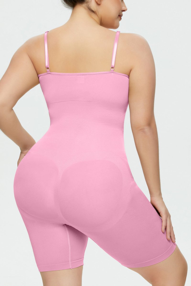 Full Size Spaghetti Strap Shaping Romper - Deb Shops