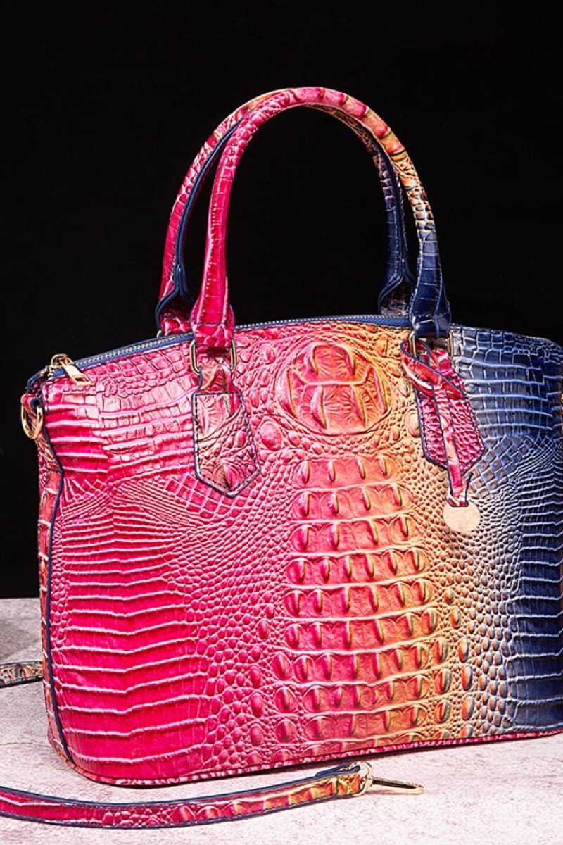 Gradient Vegan Leather Handbag - Deb Shops