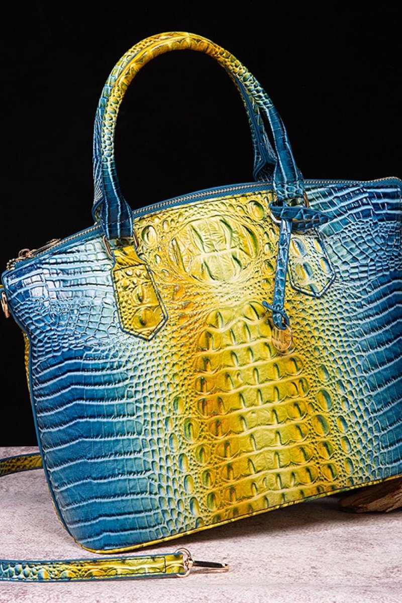 Gradient Vegan Leather Handbag - Deb Shops