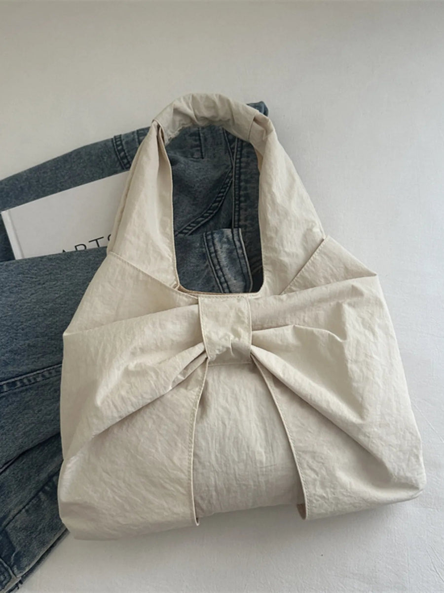 Ruched Bow Shoulder Bag - Deb Shops
