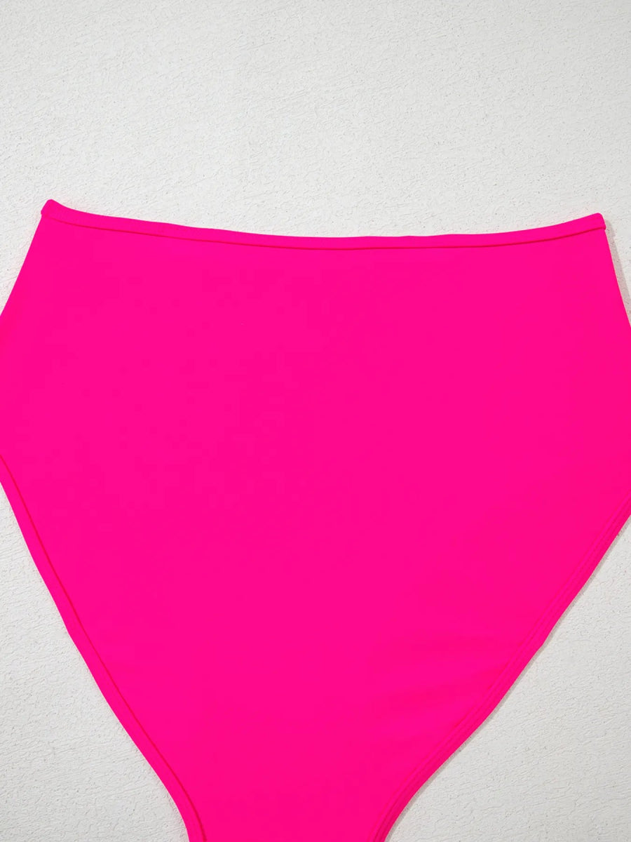 Ruched Tummy Control Tankini 2pcs Swimsuit - Deb Shops