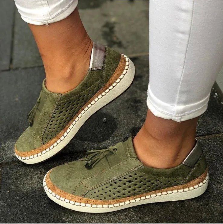 Tassel Round Toe Loafers - Deb Shops