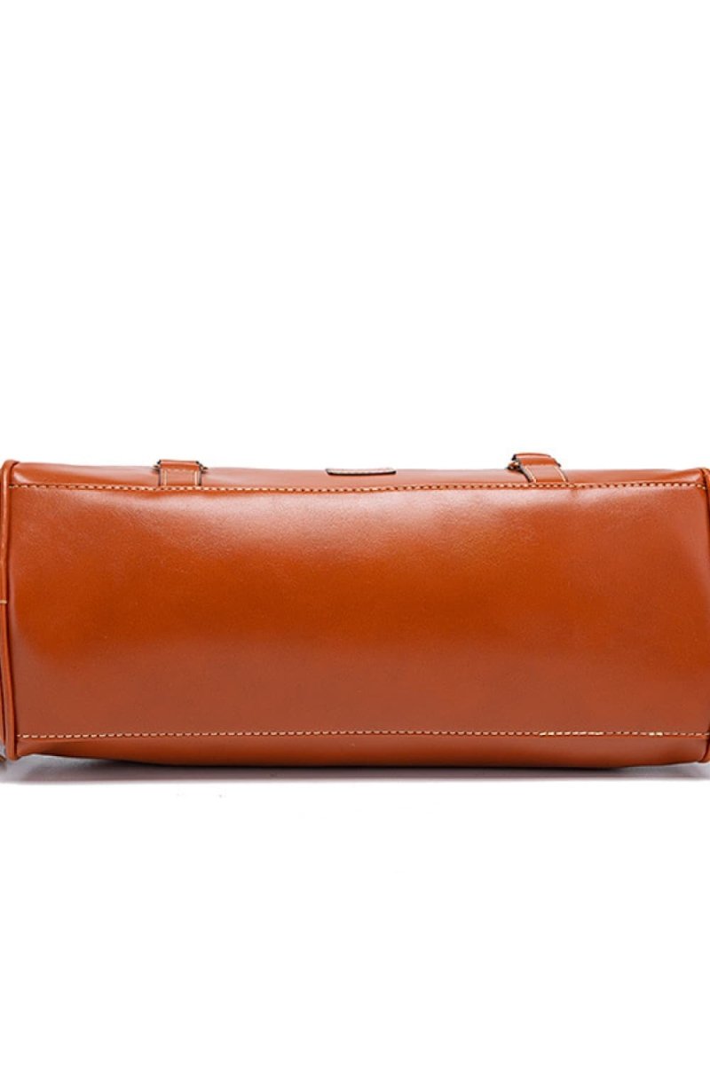 Vegan Leather Handbag with Tassels - Deb Shops