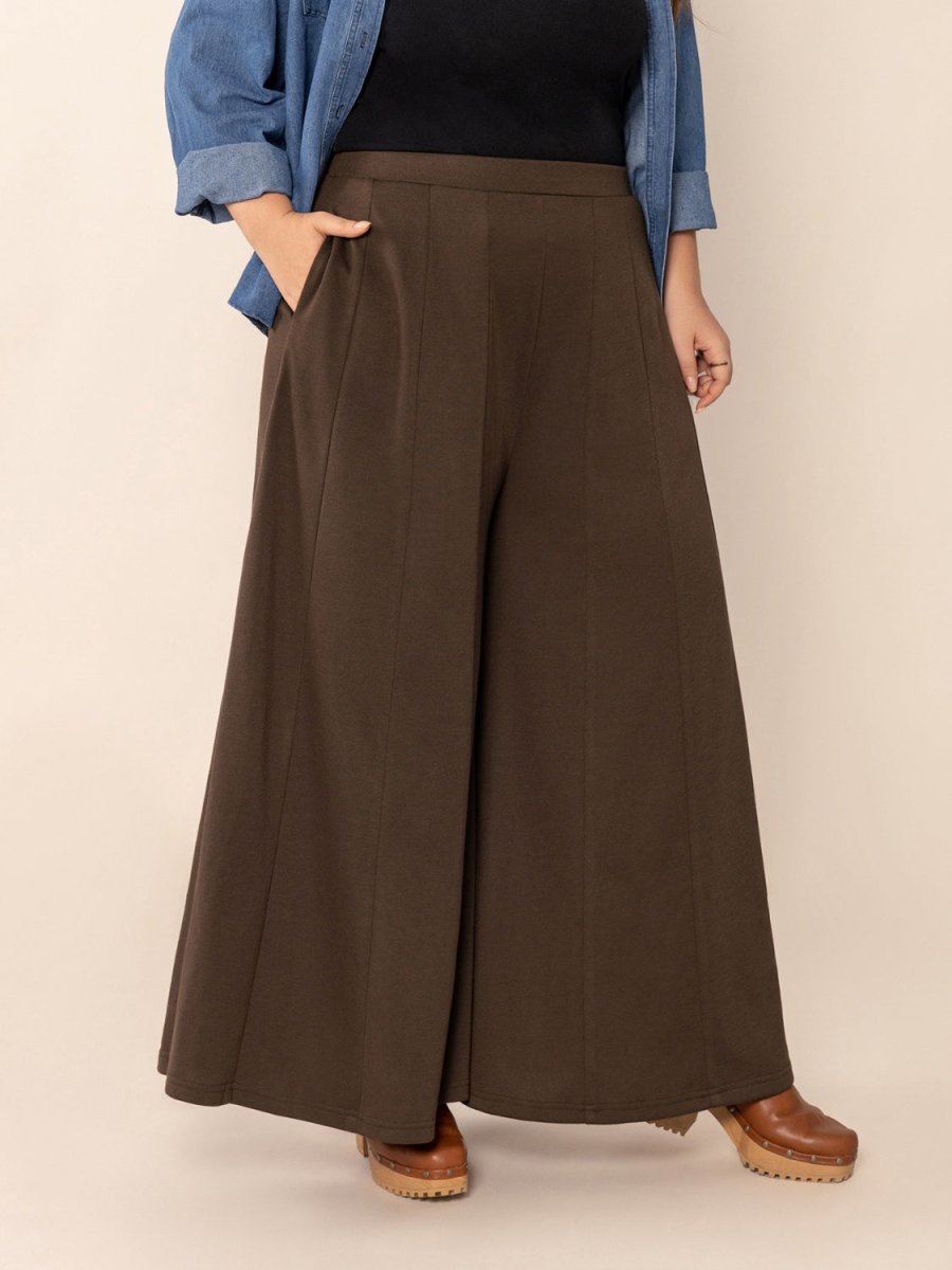 Wide Leg Pants with Pockets - Deb Shops