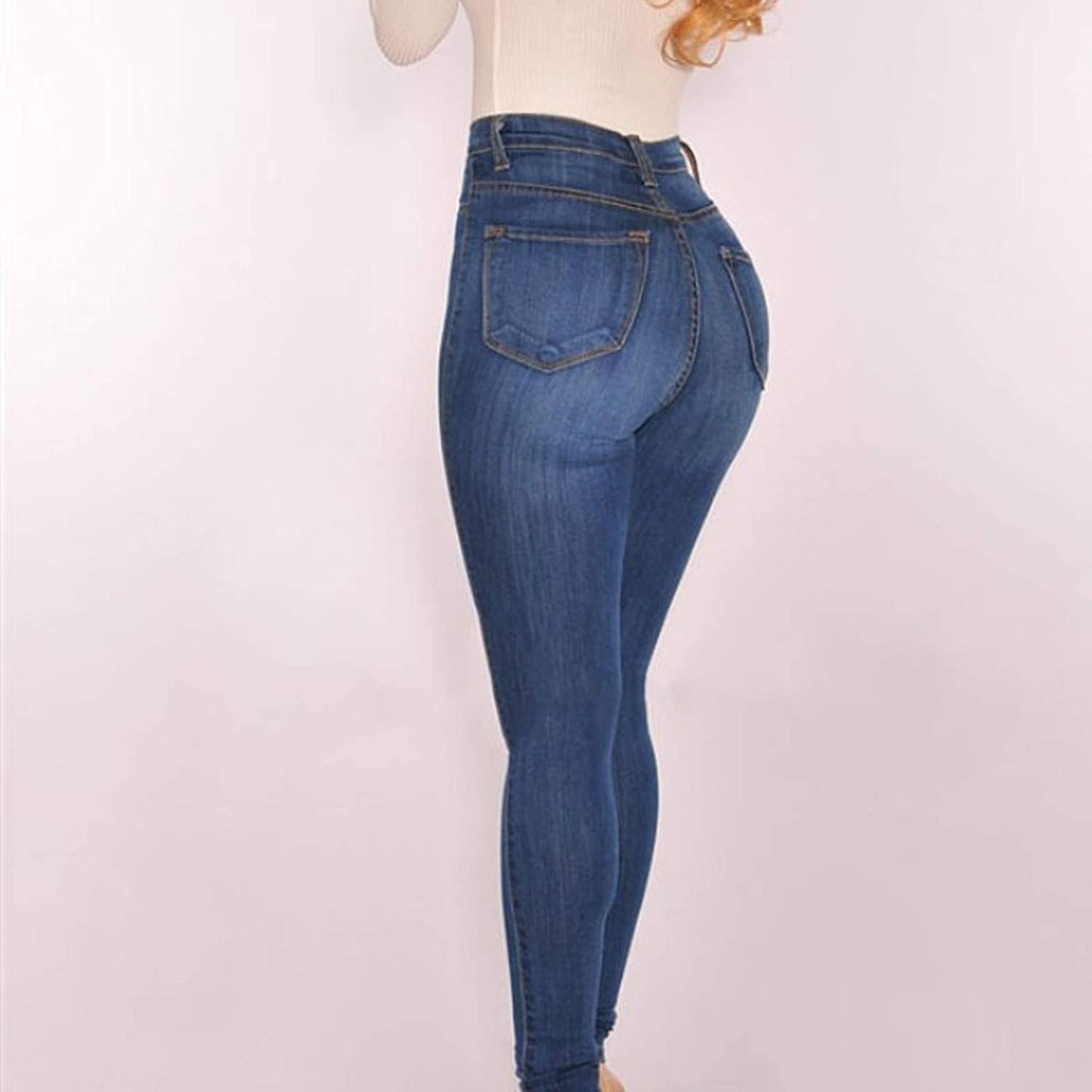 Women's Casual Loose Ripped Denim Distressed Wide Leg Relaxed Fit Jeans - Debshops