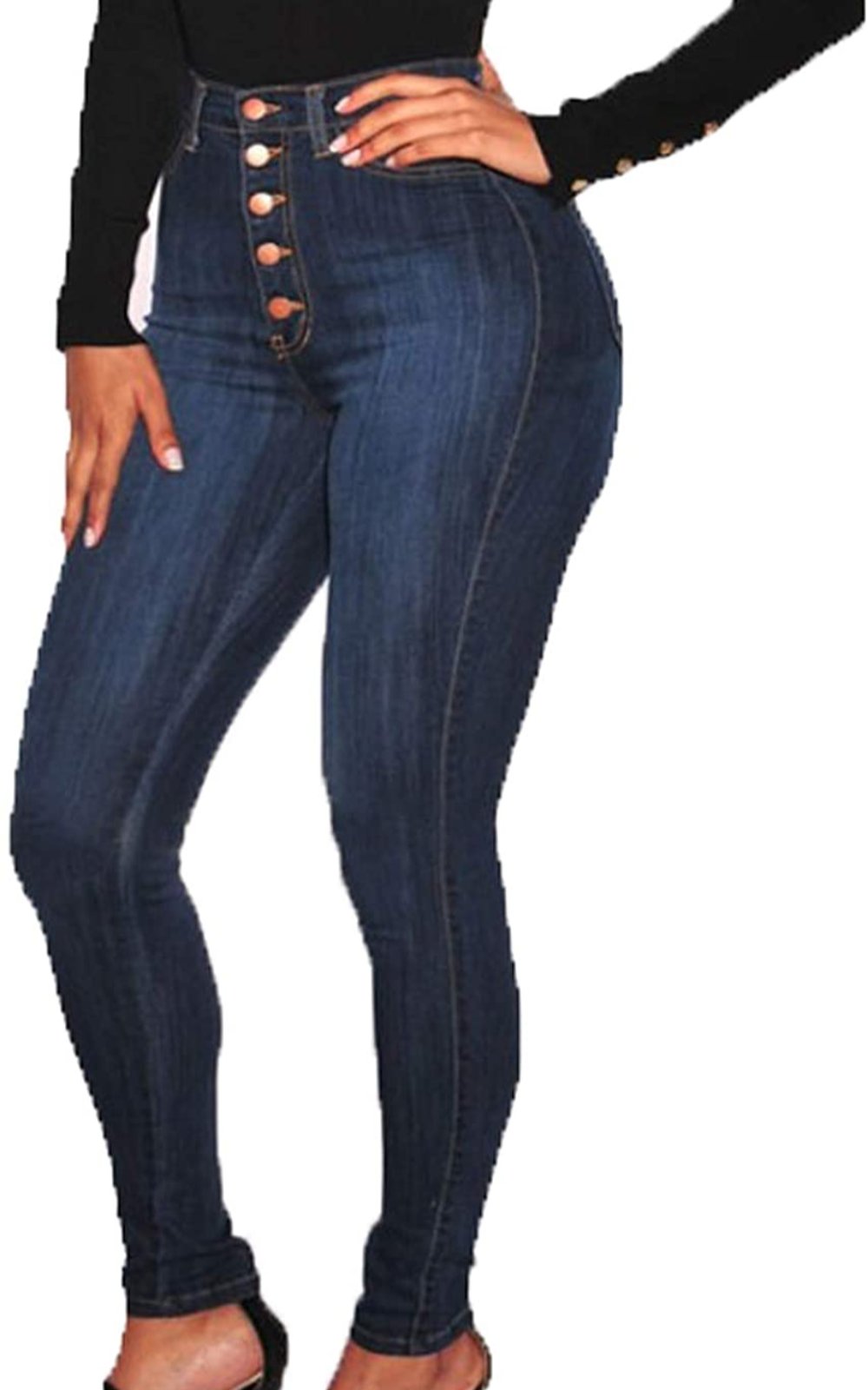 Women's Casual Loose Ripped Denim Distressed Wide Leg Relaxed Fit Jeans - Debshops