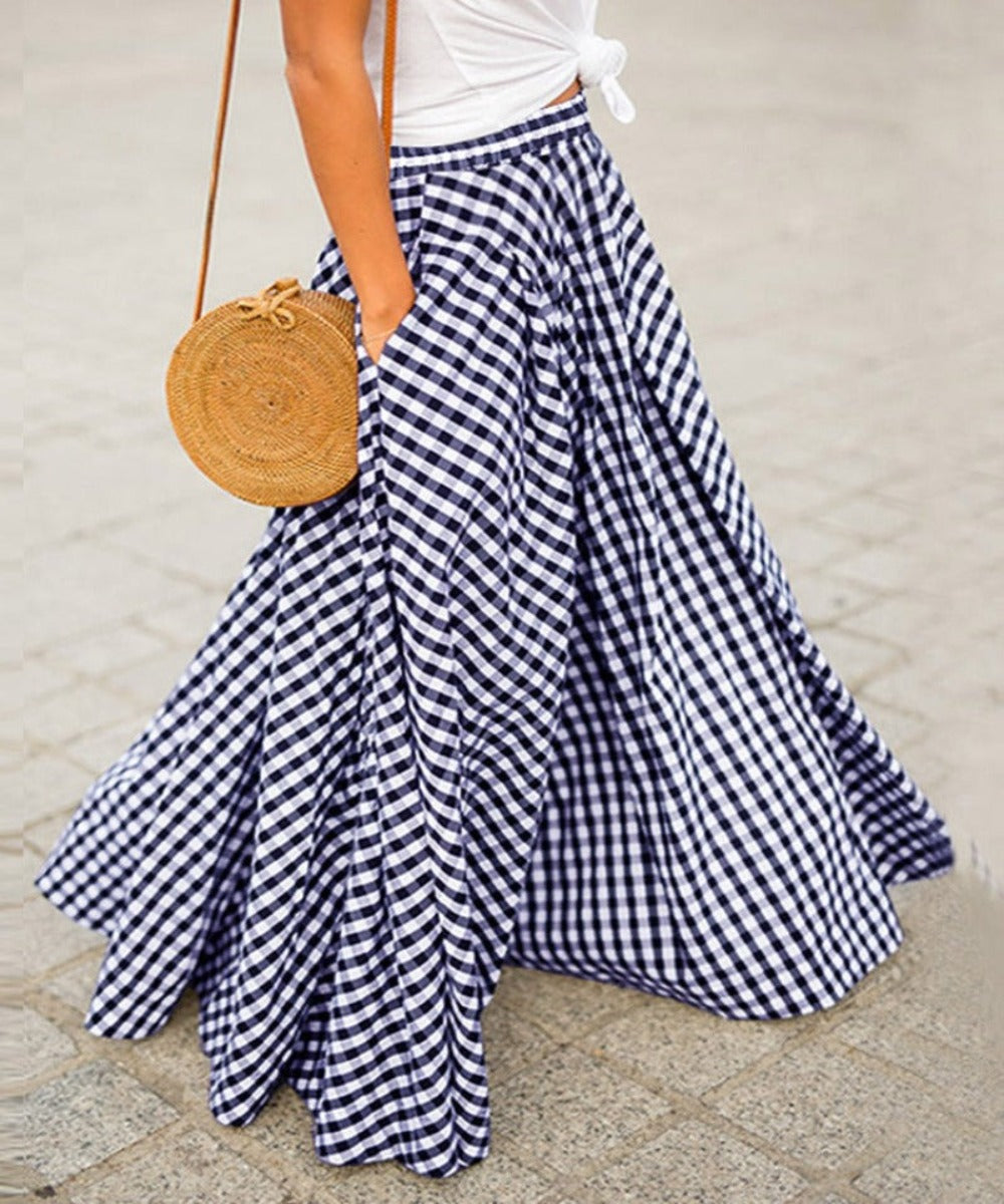Swing Falda Maxi Skirt - Debshops