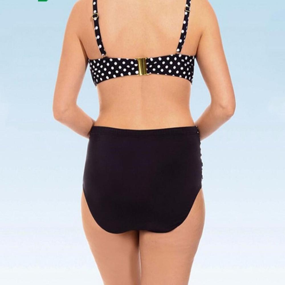 Brazilian Bikini Dots Two Piece Padded Swimsuit - Deb Shops