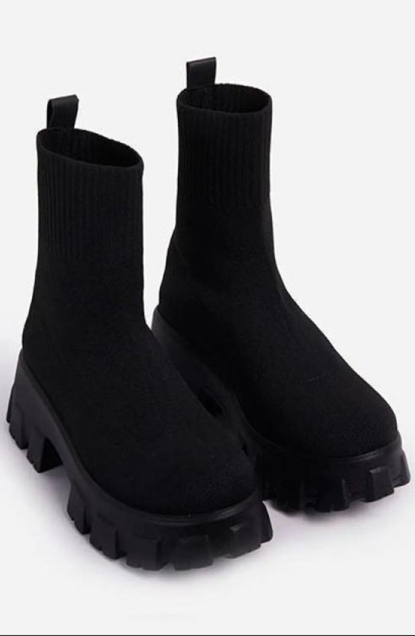 Couple Socks Shoes Knitted Short Boots - Deb Shops
