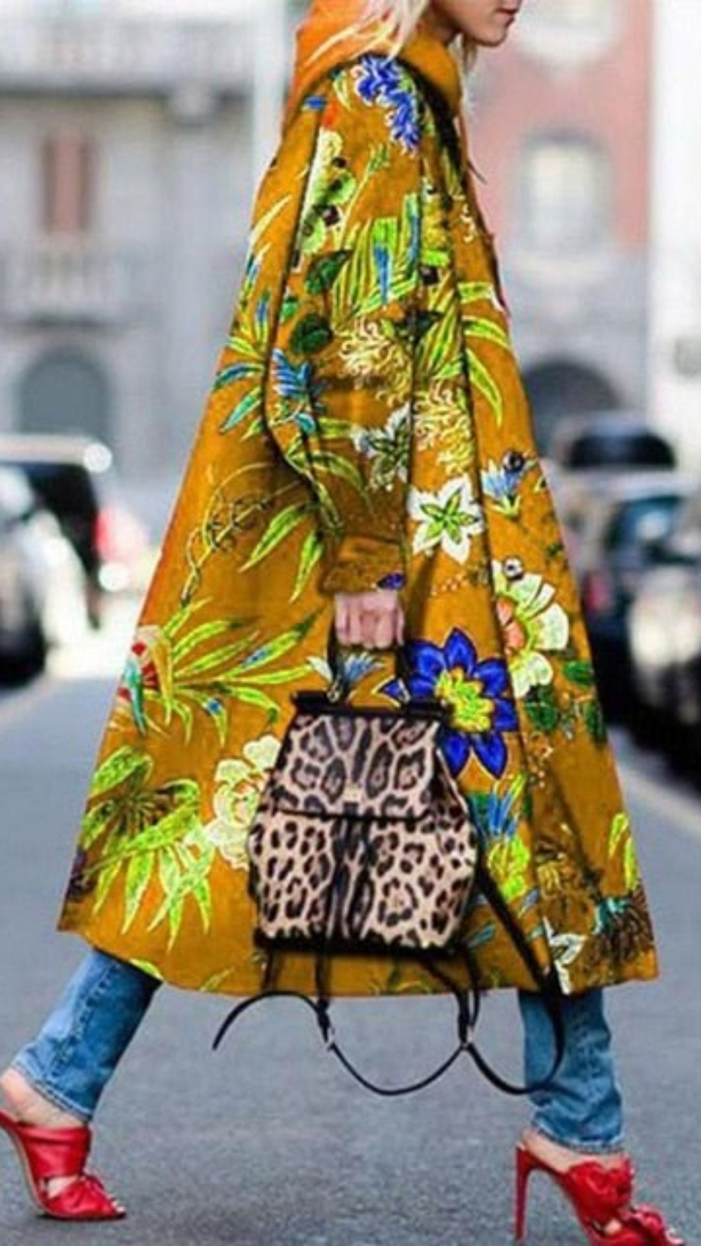 Unique Retro Long Outerwear Coat - Deb Shops