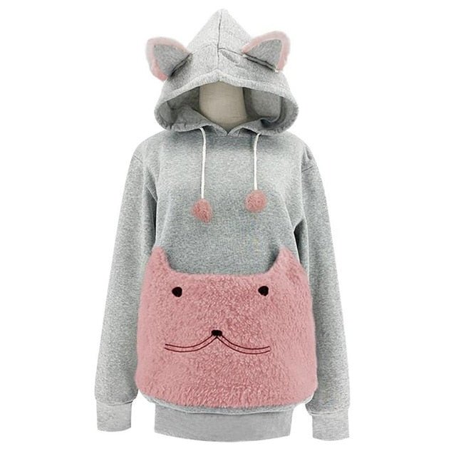 Hoodie Cuddle Pouch Sweatshirt Pocket Pullover - Deb Shops
