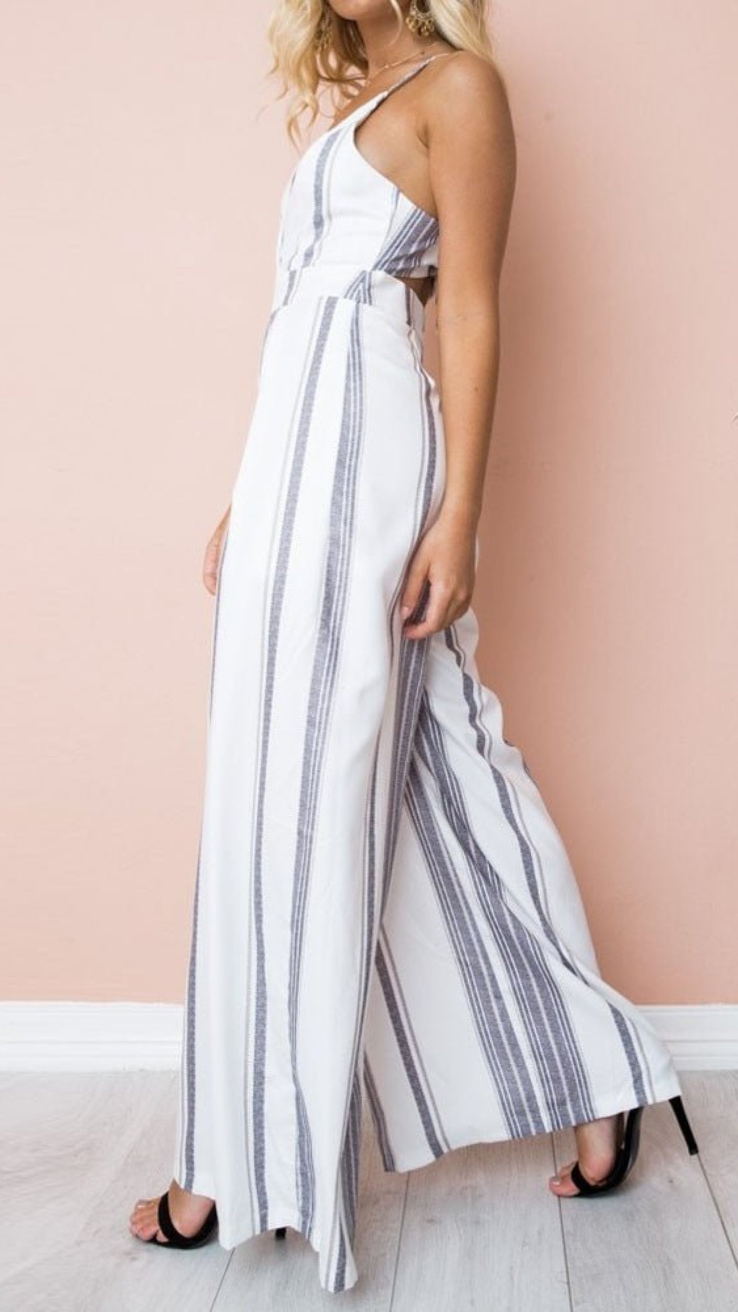 Sleeveless Ankle-Length Pants Jumpsuit - Deb Shops