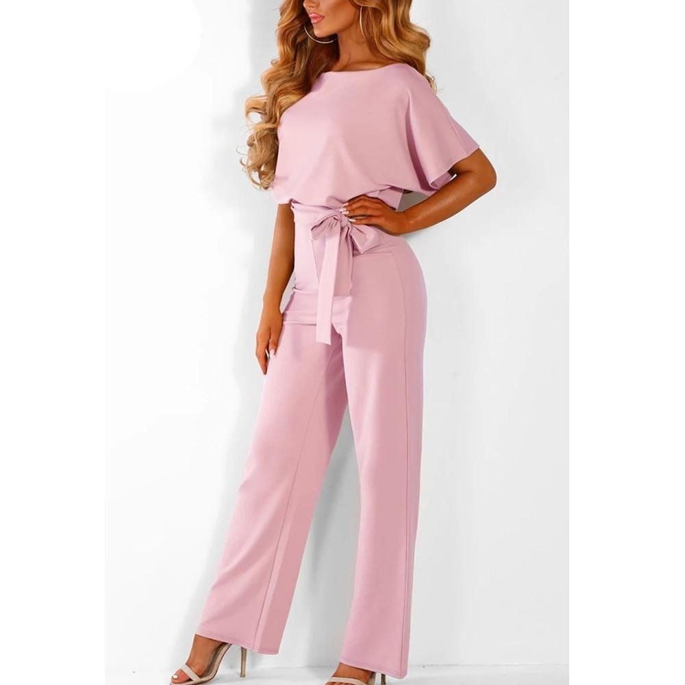 Street - Wear Romper Lace up Short Sleeve Jumpsuit - Deb Shops