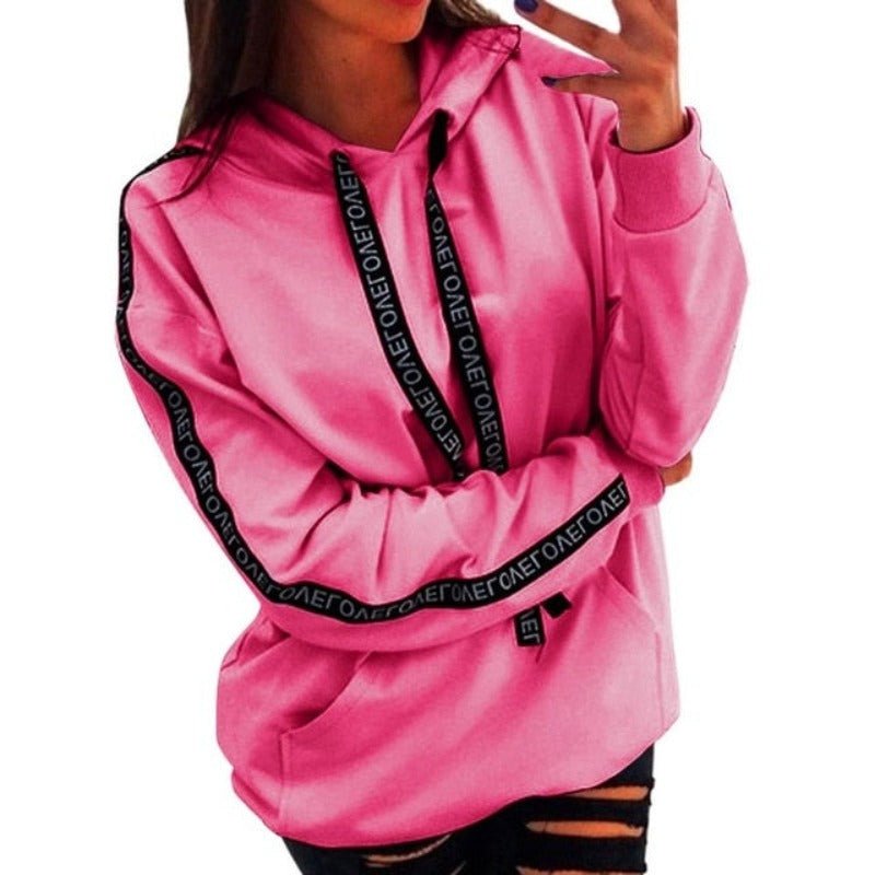 Sweatshirt Long Sleeve Hoodie - Deb Shops