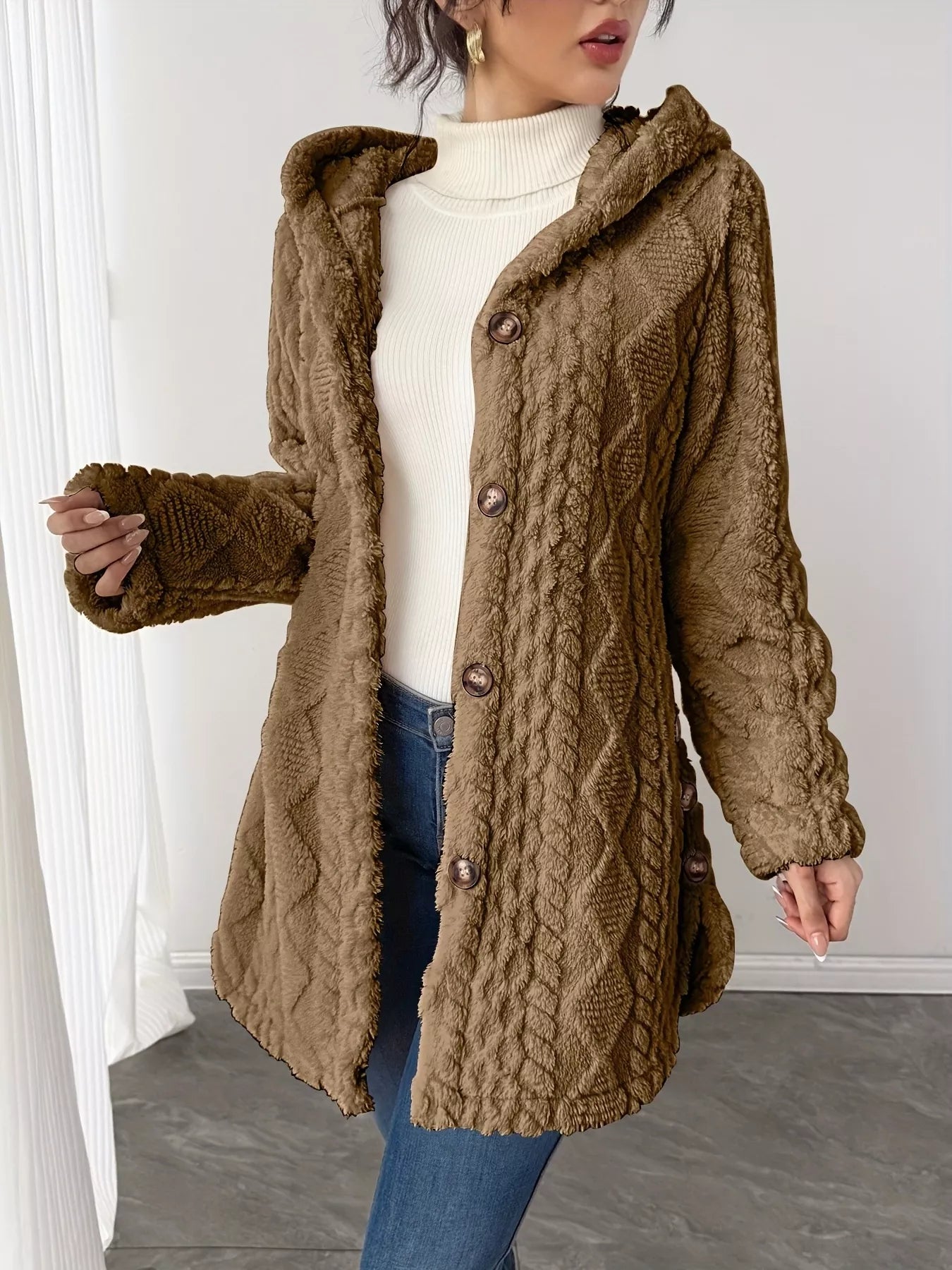 Button-Down Hooded Outerwear | Deb Shops