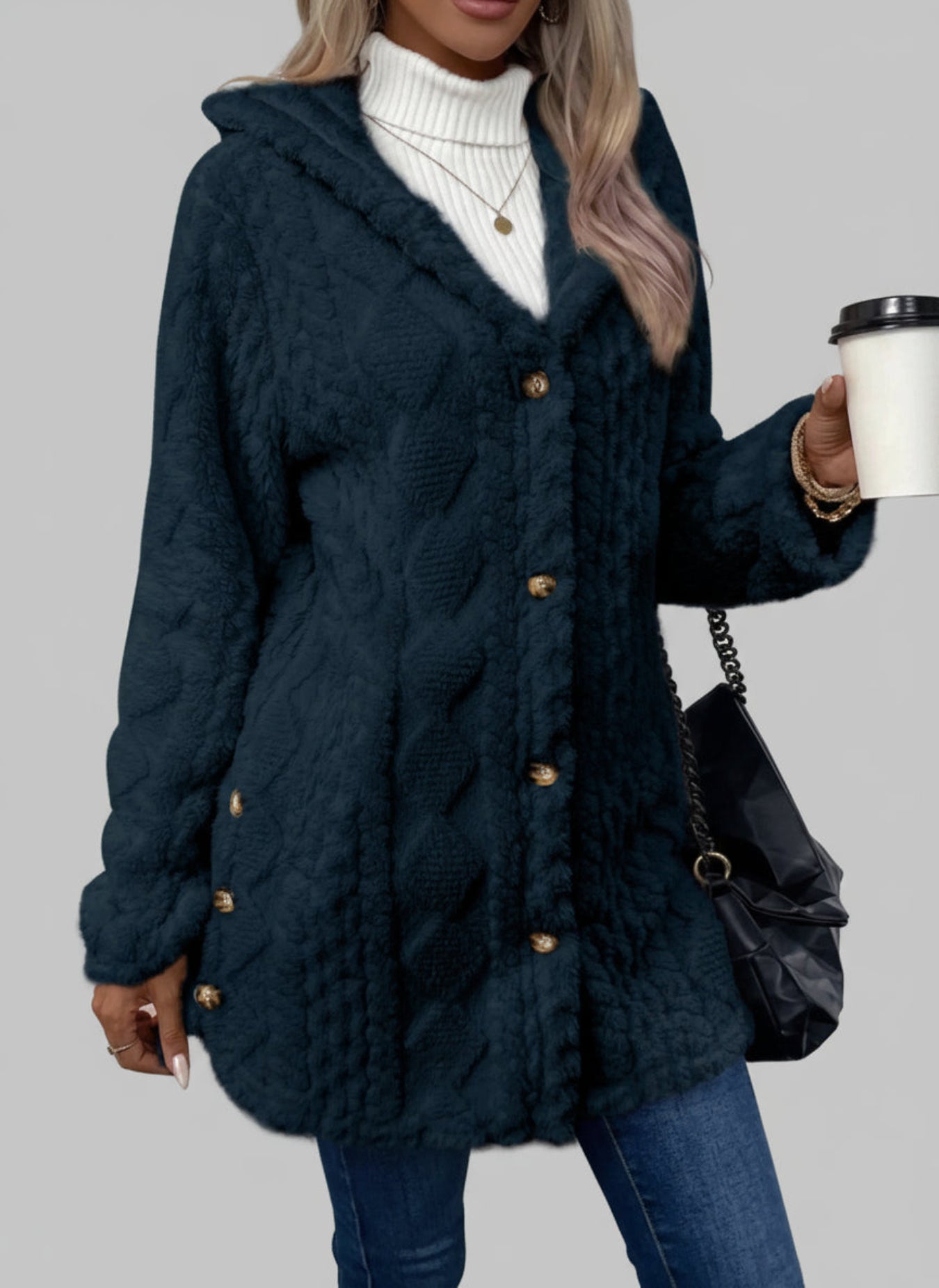 Button-Down Hooded Outerwear | Deb Shops