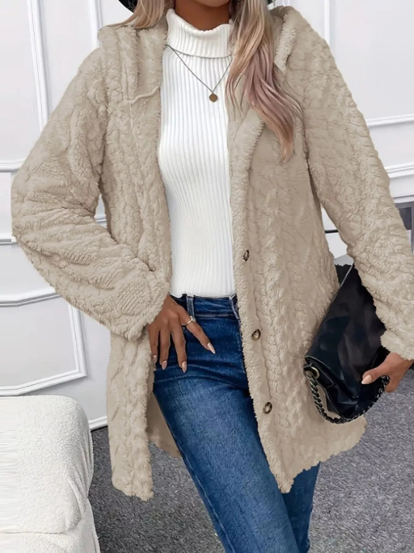 Button-Down Hooded Outerwear | Deb Shops