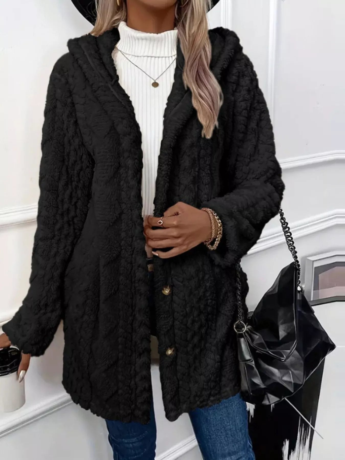 Button-Down Hooded Outerwear | Deb Shops