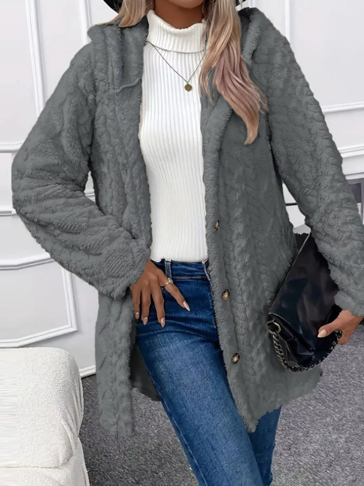 Button-Down Hooded Outerwear | Deb Shops