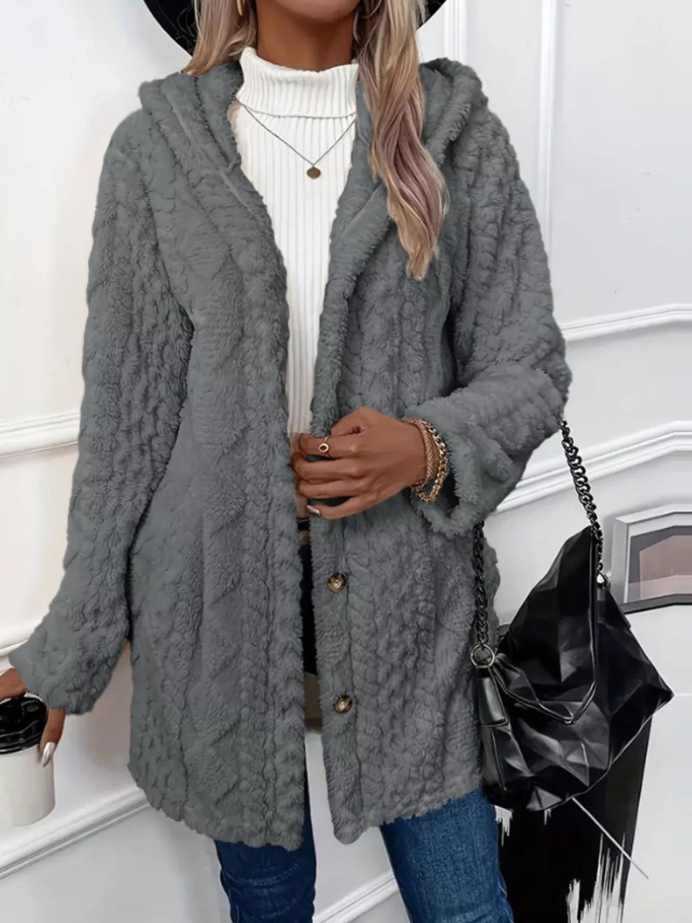 Button-Down Hooded Outerwear | Deb Shops