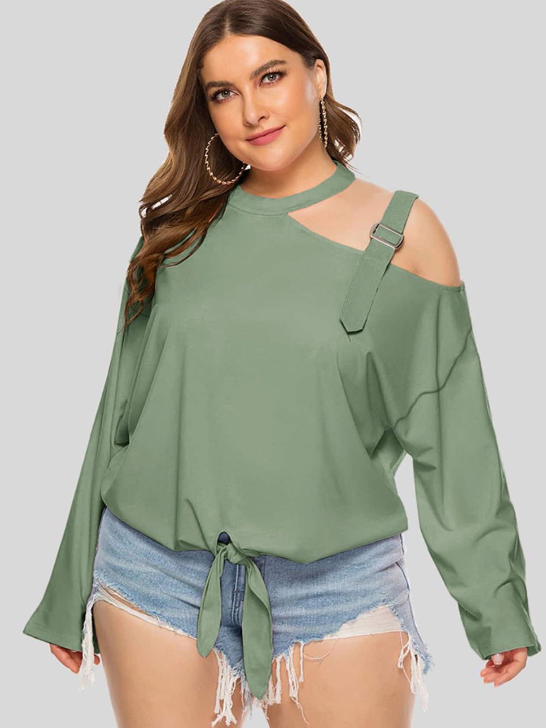 Cold-Shoulder Tied Top | Deb Shops