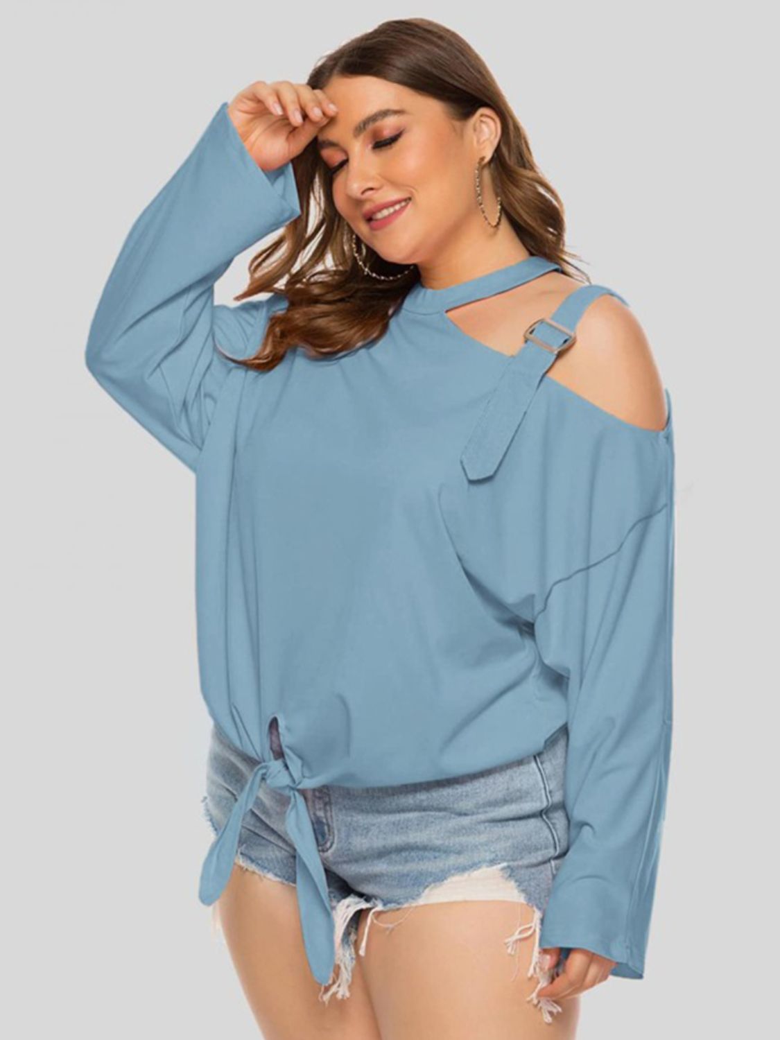 Cold-Shoulder Tied Top | Deb Shops
