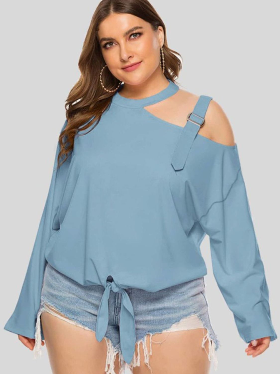 Cold-Shoulder Tied Top | Deb Shops