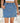 Drawstring Denim Skirt with Pockets | Deb Shops