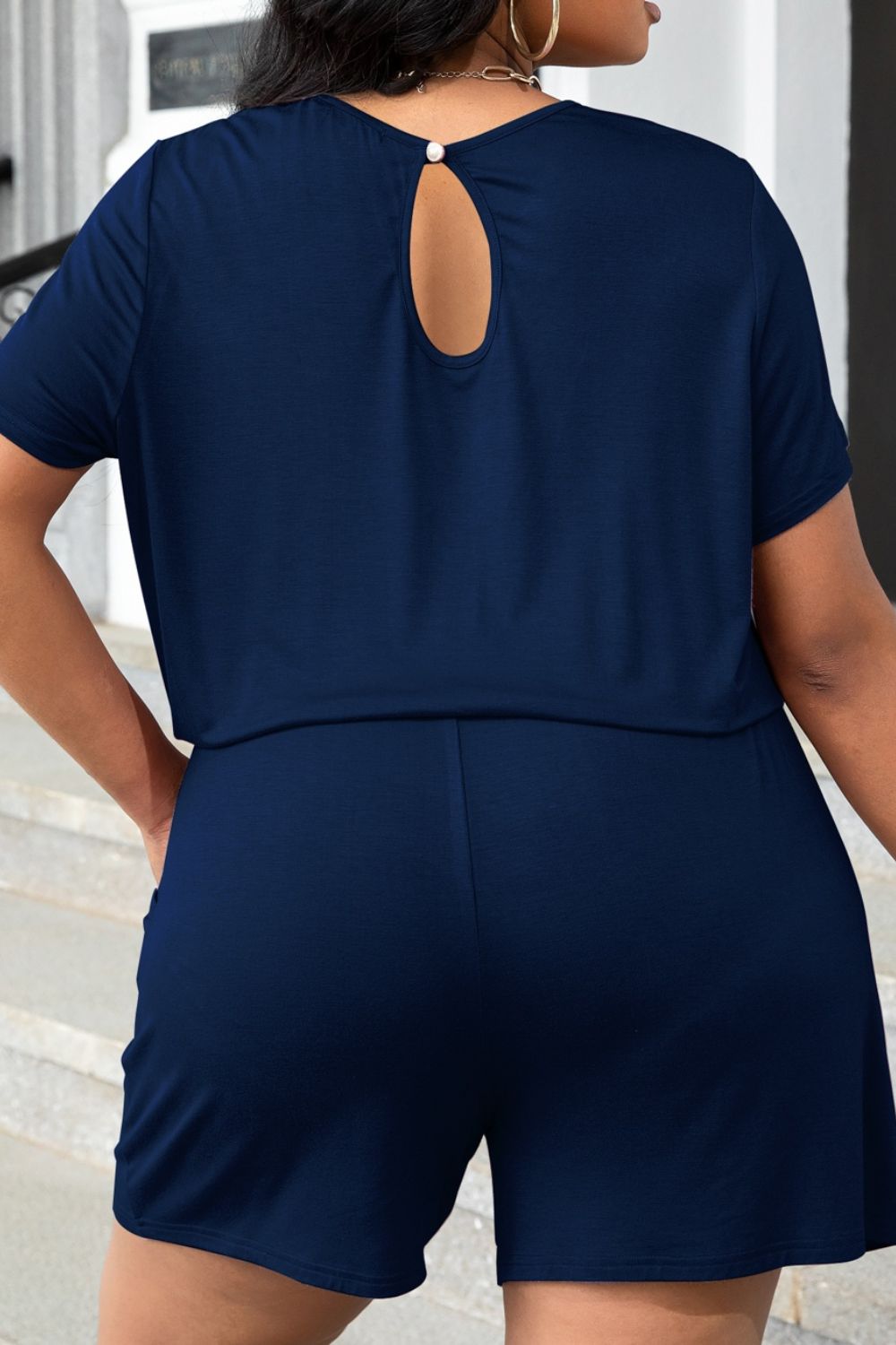 Drawstring Waist Romper with Pockets | Deb Shops