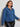 Flap Detail Fold Pleated Peplum Denim Jacket - Deb Shops