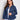 Flap Detail Fold Pleated Peplum Denim Jacket - Deb Shops