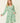 Full Size Printed Ruched Balloon Sleeve Dress