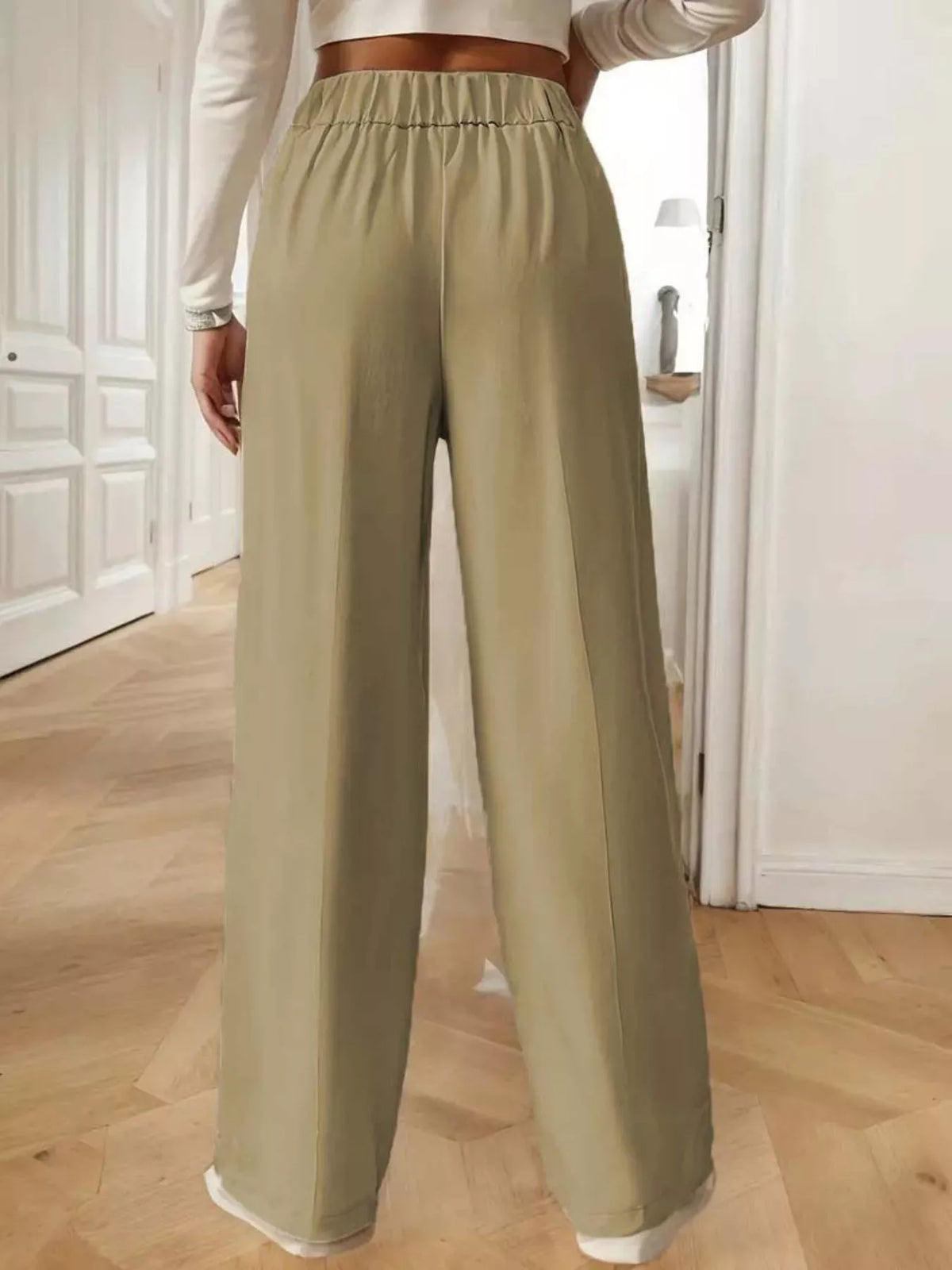 High-Waisted Wide-Leg Pants