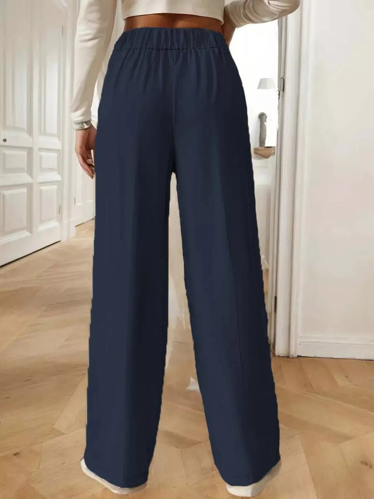 High-Waisted Wide-Leg Pants