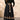 Plus Size Printed Hem Round Neck Long Sleeve Dress - Deb Shops