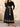 Plus Size Printed Hem Round Neck Long Sleeve Dress - Deb Shops