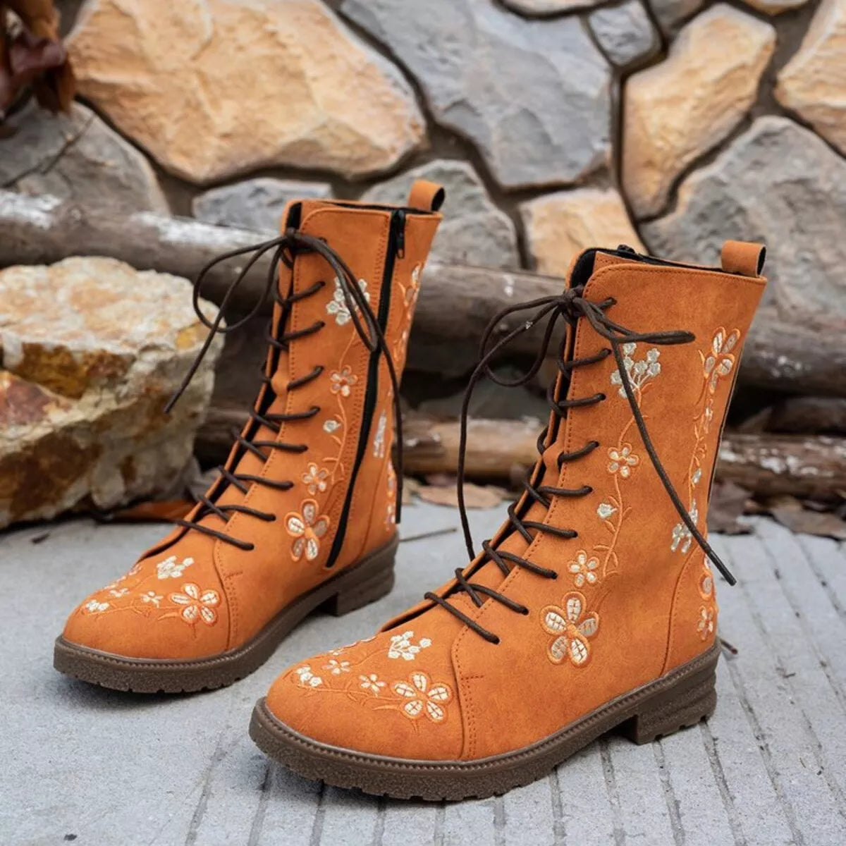 Round Toe Block Heels Boots | Deb Shops
