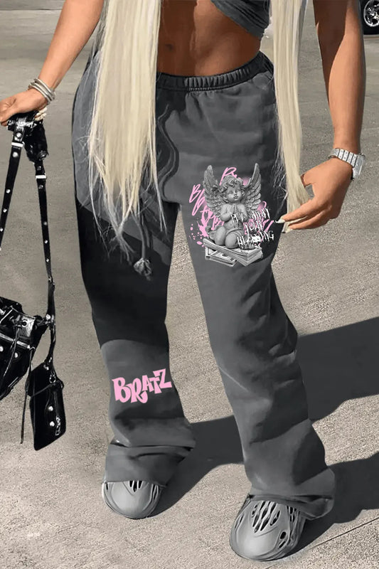 Plus Size Print Pants - Deb Shops