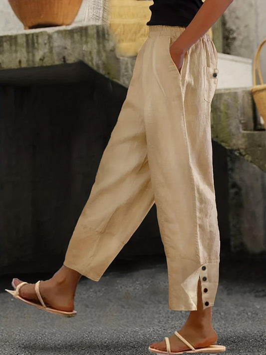 Wide Leg Pants with Pockets | Deb Shops
