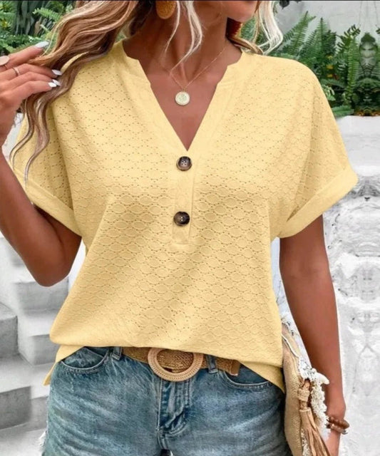 Fashion Casual Vintage Elegant Summer Streetwear Blouse - Deb Shops