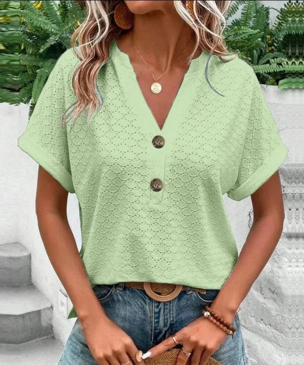 Fashion Casual Vintage Elegant Summer Streetwear Blouse - Deb Shops