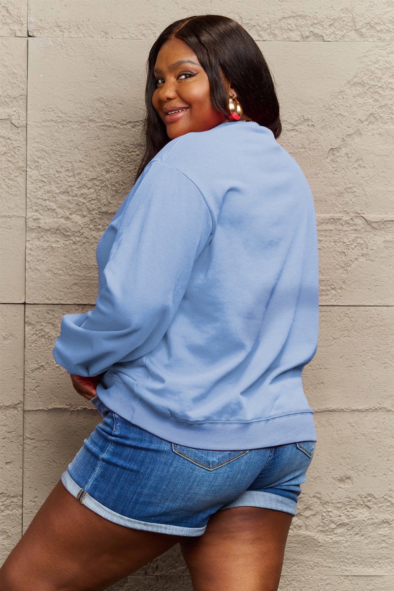 Full Size IT'S FALL Y'ALL Graphic Sweatshirt - Deb Shops