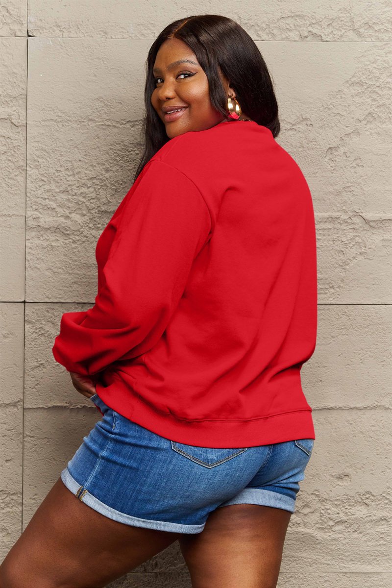 Full Size IT'S FALL Y'ALL Graphic Sweatshirt - Deb Shops